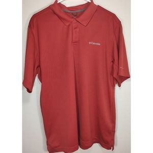 Columbia Omni-Shade Burnt orange Polo Medium